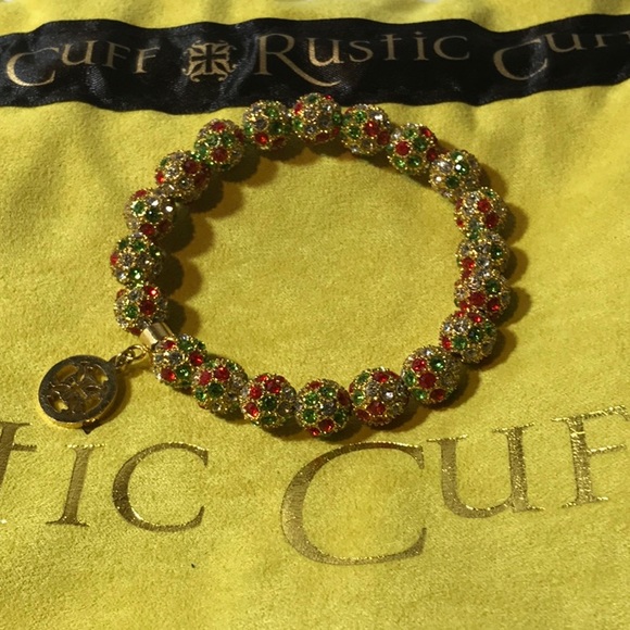 RUSTIC CUFF HOLLY BERRY KENNEDY BRACELET EUC - Picture 6 of 7
